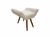 Puff Retangular Decorativo Emilia Barca Couro - comprar online
