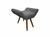 Puff Retangular Decorativo Emilia Barca Suede - comprar online