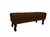 Recamier Baú Luis Xv Capitonê Retrô 100cm Couro - comprar online