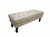 Recamier Baú Luis Xv Capitonê Retrô 100cm Suede