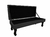 Recamier Baú Luis Xv Capitonê Retrô 120cm Couro