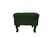 Recamier Baú Luis Xv Capitonê Retrô 120cm Suede
