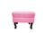 Recamier Baú Luis Xv Capitonê Retrô 120cm Suede - Mazzero Decor
