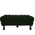 Recamier Baú Luis Xv Capitonê Retrô 160cm Suede