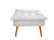 Puff Retangular Decorativo Opala Suede - comprar online