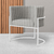 Poltrona Decorativa Luana Base Branca Veludo - loja online