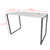 Mesa Escrivaninha Home Ofice Industrial 100% MDF