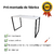 Mesa Escrivaninha Home Office Estilo Industrial 100% Mdf com Carregador por indução embutido - loja online