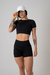 Conjunto Cropped Preto - Tamanho único na internet