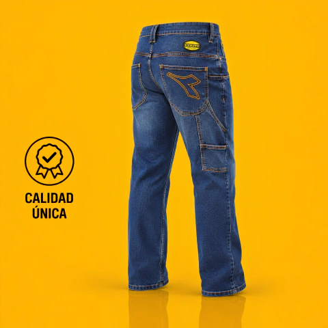 Pantalón de Jean Elastizado Diadora