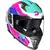 Capacete Race Tech Volt Track White/Pink - GALDINO MOTOS PEÇAS