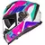 Capacete Race Tech Volt Track White/Pink
