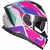 Capacete Race Tech Volt Track White/Pink - comprar online