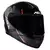 Capacete ASX City Storm brilho preto/cinza/vermelho - GALDINO MOTOS PEÇAS