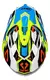 CAPACETE CROSS VISION GLASS PRISM AM AZ VERM na internet