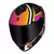 Capacete Race Tech Hit Draw BLK/PINK - GALDINO MOTOS PEÇAS