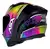 Capacete Asx City Storm Brilho Preto Colorido - loja online
