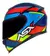 Capacete ASX Eagle Fast Fosco – Azul/Vermelho