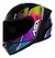 Capacete Asx City Storm Brilho Preto Colorido - comprar online