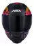 Capacete ASX Eagle Vibes Fosco Preto/Color - GALDINO MOTOS PEÇAS