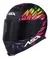 Capacete ASX Eagle Vibes Fosco Preto/Color - comprar online