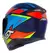Capacete ASX Eagle Fast Fosco – Azul/Vermelho - comprar online