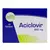 Caja con 10 tabletas de 800 mg de aciclovir, antiviral oral de prescripción utilizado para el tratamiento de infecciones por herpes (labial, genital y zóster), fabricado por Coaspharma