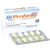 Caja con 10 comprimidos de Bi‑Profenid 150 mg, ketoprofeno de liberación prolongada, doble capa blanca y amarilla, indicado para artritis, dolor e inflamación.
