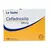 Imagen de la caja de Cefadroxilo 500 mg de La Santé, que contiene 12 cápsulas, utilizado para tratar infecciones bacterianas como faringoamigdalitis, infecciones de la piel y del tracto urinario.