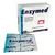 Imagen de caja de Enzymed 20 tabletas recubiertas con pancreatina, simeticona y bromoprida; indicado como regulador digestivo para aliviar gases, distensión abdominal y facilitar la digestión.