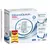 kit de monitoreo de glucosa GlucoQuick G30A que incluye 50 tiras reactivas, glucometro digital y 50 lancetas estériles, ideal para diabetes, lectura precisa y registro de niveles sanguíneos.