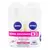 desodorante roll‑on Nivea Aclarado Natural, paquete de dos frascos de 50 ml, formulado para aclarar tono de axilas, brindar 48 h de protección anti‑olor, sin alcohol, colorantes ni conservantes, ideal para piel sensible.