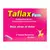 Taflax Fem, tabletas recubiertas combinadas de dexibuprofeno 200 mg y hioscina N‑butilbromuro 20 mg, indicadas para cólicos menstruales dolorosos, espasmos uterinos y contracturas asociadas; fabricado por Closter Pharma, venta libre en Colombia. 