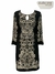 Vestido estampado dorado Studio One