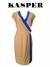 Vestido Kasper color beige para mujer