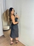 Vestido couro fake com zíper na internet