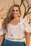 Blusa Detalhe em Cadarço