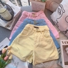 Short em sarja com cinto