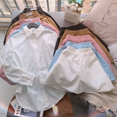 Conjunto camisa e short algodão - comprar online