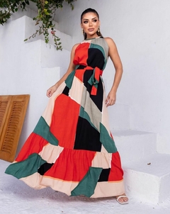 Vestido Estampado Evasê