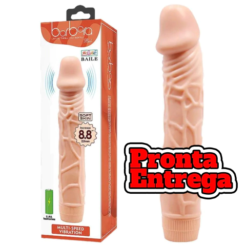 Prótese Com Vibro 3 - 22,5cm Mega Import