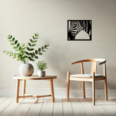 Cuadro Cebra Mdf Calado - comprar online