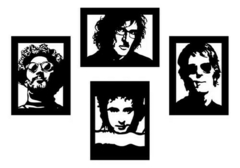 Cuadro Músicos Argentinos Mdf Calado en internet
