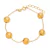 Pulseira Dourada de Bolas Grandes