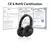 QCY-H3 ANC Auscultadores sem fios, Bluetooth 5.4, Hi-Res Audio