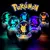 Pokébola de Cristal 3D com Base LED - comprar online