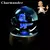 Imagem do Pokébola de Cristal 3D com Base LED