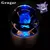 Pokébola de Cristal 3D com Base LED - Flipoint Store