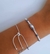 Pulseira em prata 925, fecho shambala