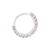 PIERCING PRATA 14 ZIRCONIAS WHITE - comprar online